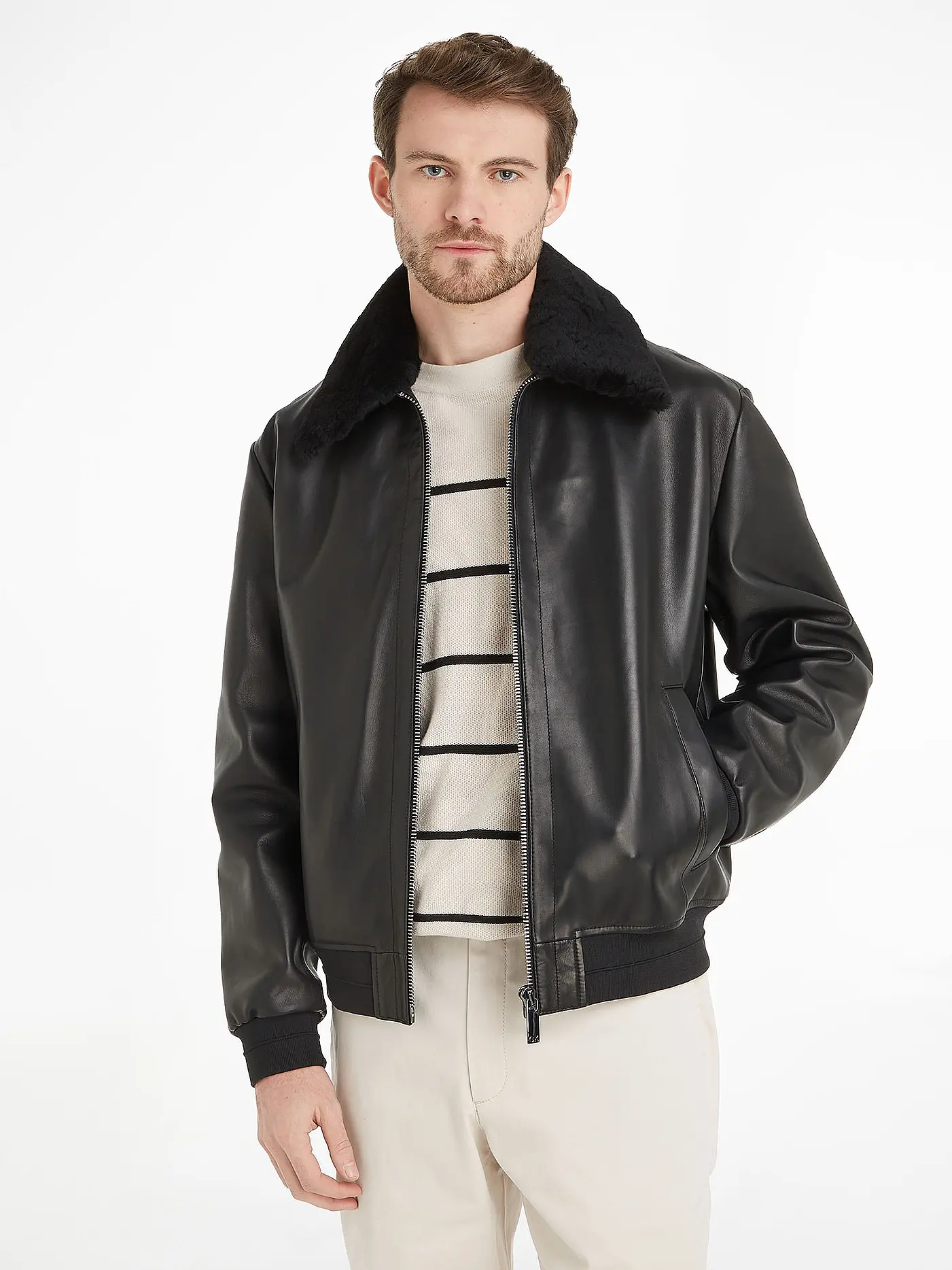 CALVIN KLEIN | Lederjacke | 